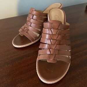 Circa Joan & David Brown Sandals Size 8